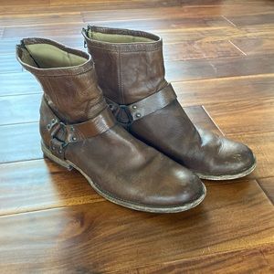 Mens Frye Leather Boots